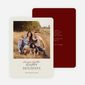 Holiday Card from Paper Culture