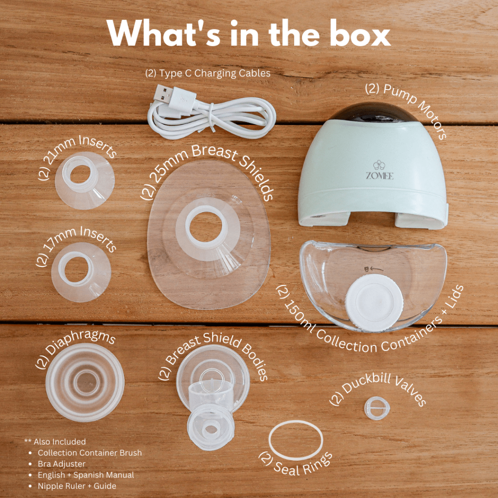 Zomee Fit Wearable Breast Pump The Lactation Network